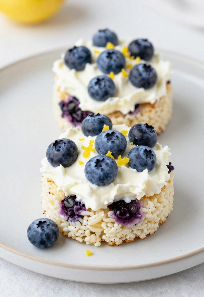10 Rice Cake Dessert Recipes for Light Chewy Creative Treats 7 10 Rice Cake Dessert Recipes for Light Chewy Creative Treats - 7. Blueberry Lemon Ricotta Rice Cakes