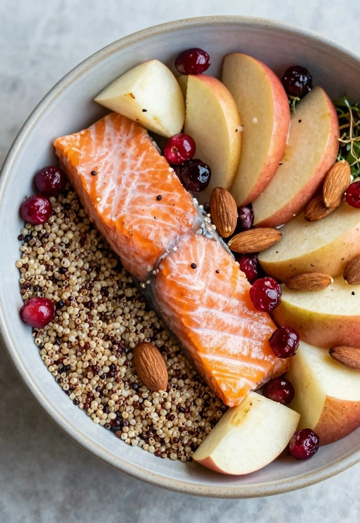 10 Salmon Apple Recipes for Surprising Fresh Sweet Savory Meals - 5. Salmon and Apple Quinoa Bowl