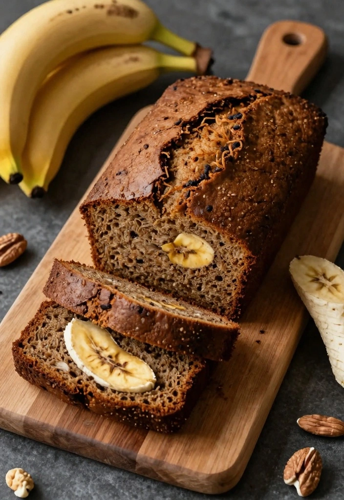 10 Simple Banana Dessert Recipes for Quick Everyday Treats 3. Healthy Banana Bread