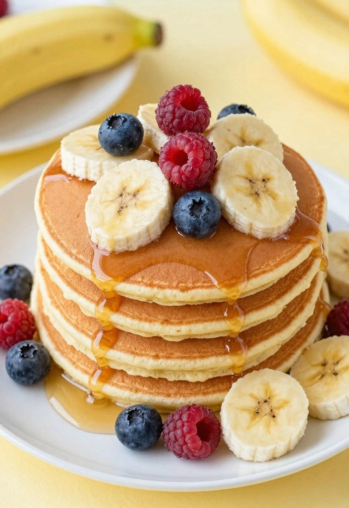10 Simple Banana Dessert Recipes for Quick Everyday Treats 7. Banana Pancakes