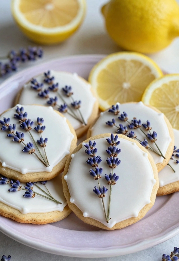 10 Spring Themed Cookie Recipes for Bright Fresh Festive Bakes 1. Lemon Lavender Cookies