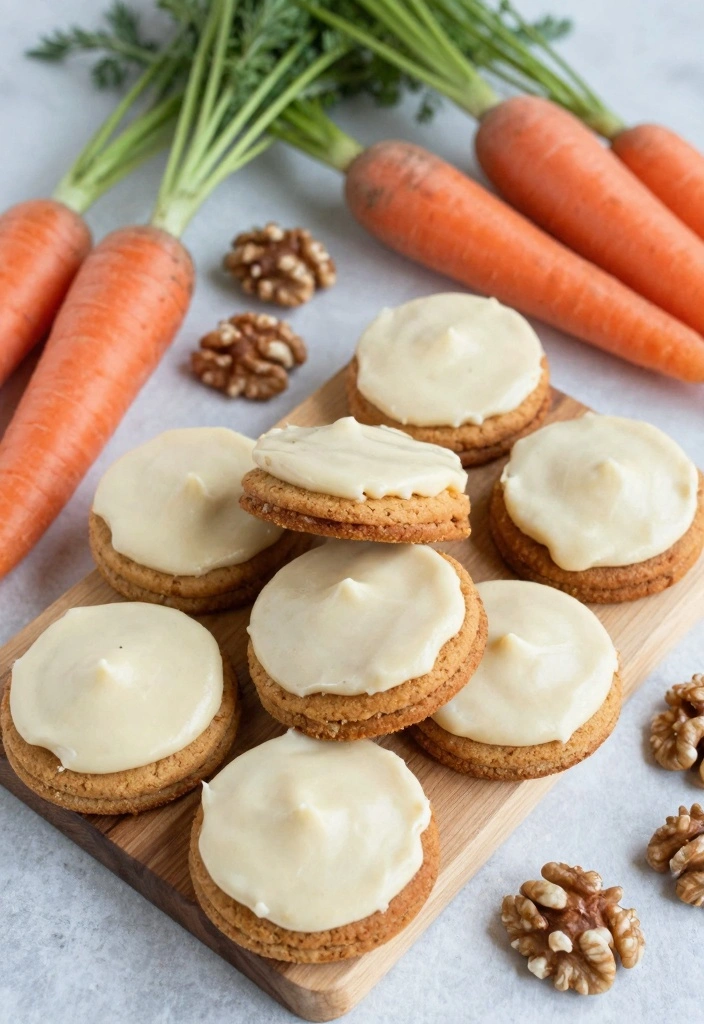 10 Spring Themed Cookie Recipes for Bright Fresh Festive Bakes 2. Carrot Cake Cookies