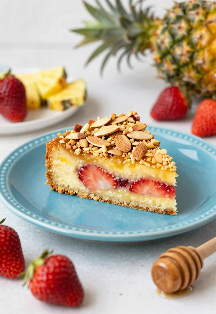 10 Strawberry Pineapple Dump Cake Recipes for Sweet Summer - 5. Strawberry Pineapple Dump Cake with Almonds 1