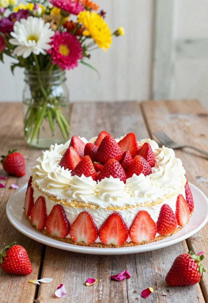 10 Strawberry Poke Cake Recipes with Sweetened Condensed Milk - 1. Classic Strawberry Poke Cake 1