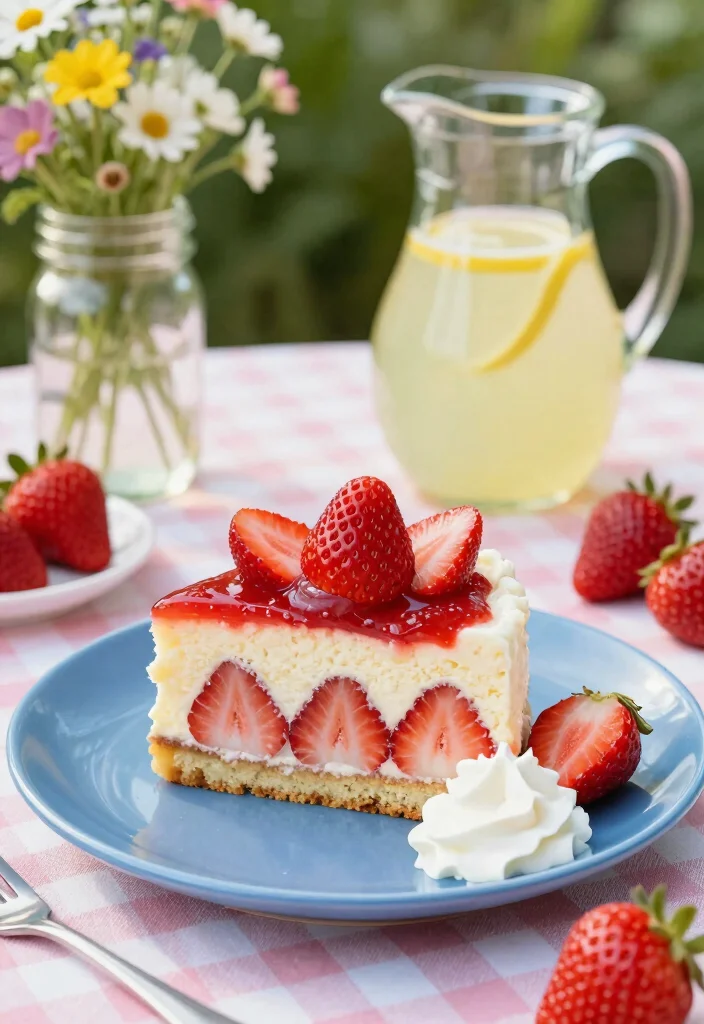 10 Strawberry Poke Cake Recipes with Sweetened Condensed Milk - 5. Strawberry Shortcake Poke Cake 1