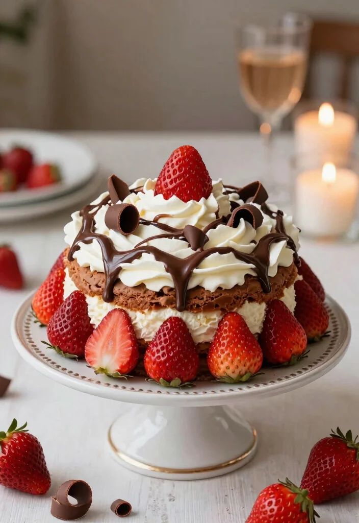 10 Strawberry Poke Cake Recipes with Sweetened Condensed Milk - 8. Strawberry Nutella Poke Cake 1