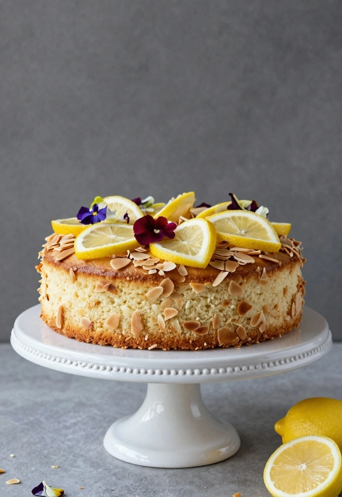 10 Swedish Cake Recipes for Light Almond Warm Nordic Flavors - 3. Lemon Almond Cake