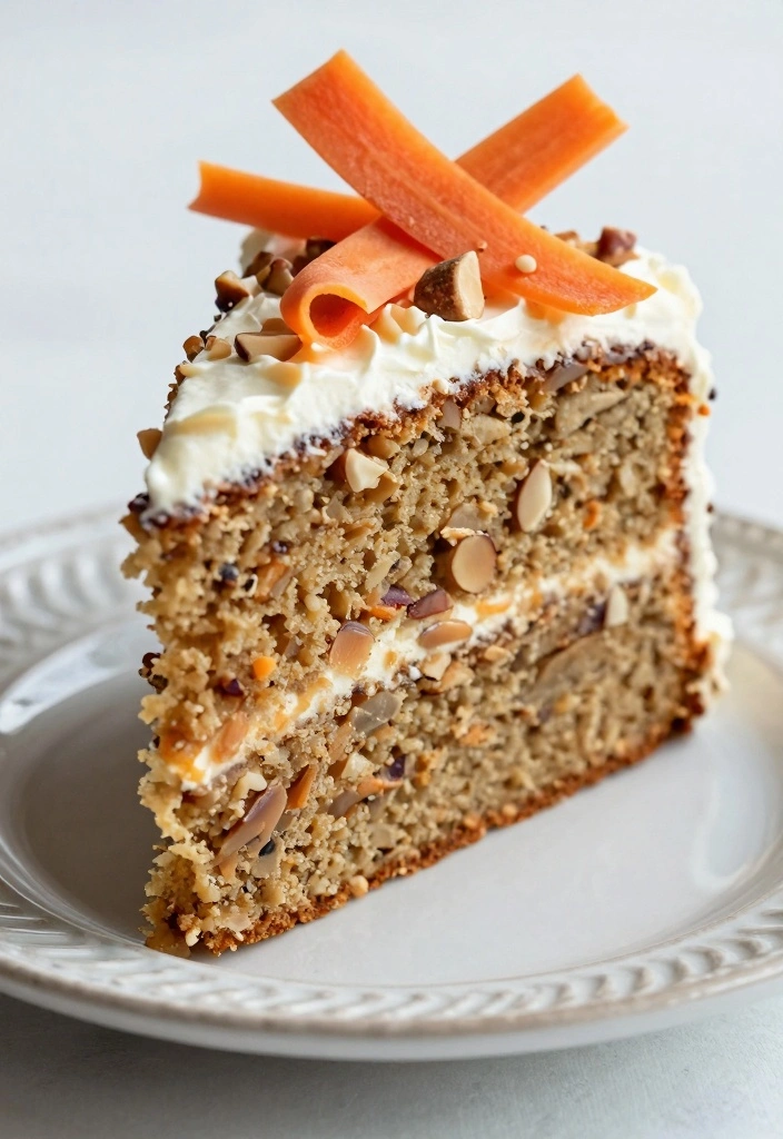 10 Swedish Cake Recipes for Light Almond Warm Nordic Flavors - 7. Almond Carrot Cake