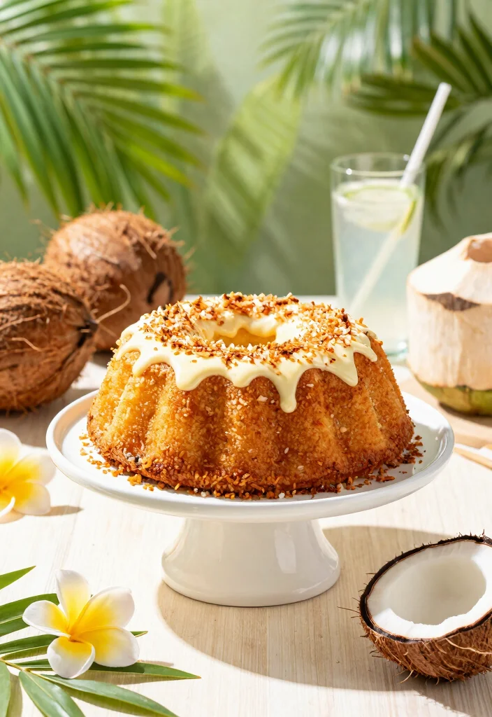 10 Sweetened Condensed Milk Pound Cake Recipes - 4. Coconut Cream Sweetened Condensed Milk Pound Cake 1