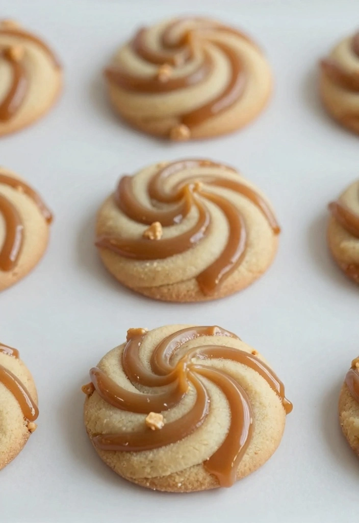 10 Toffee Bit Cookie Recipes for Crunchy Caramel Sweetness - 9. Caramel Swirl Toffee Bit Cookies
