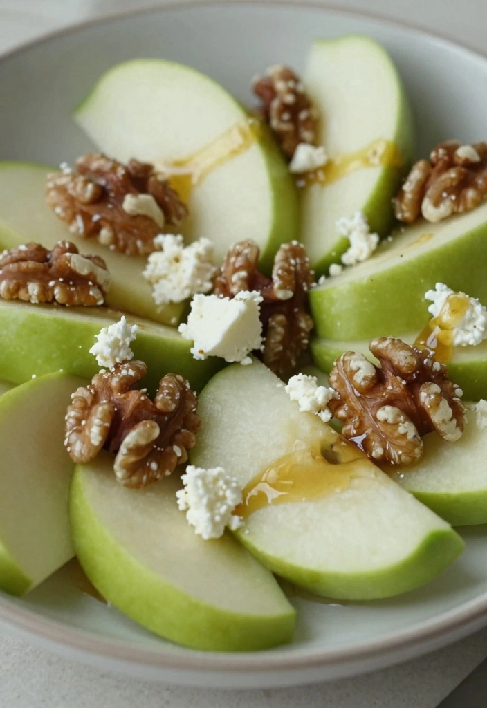 10 Two Apple Recipes for Simple Dual Flavor Apple Desserts - 10. Two-Apple Salad with Honey Vinaigrette