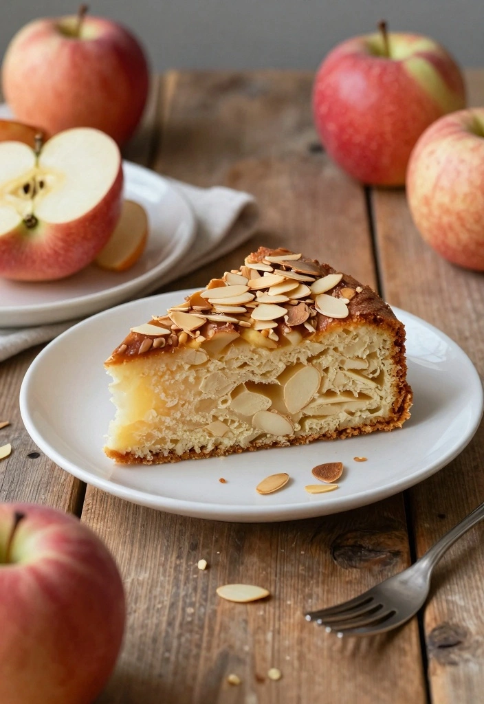 10 Two Apple Recipes for Simple Dual Flavor Apple Desserts - 6. Apple and Almond Cake