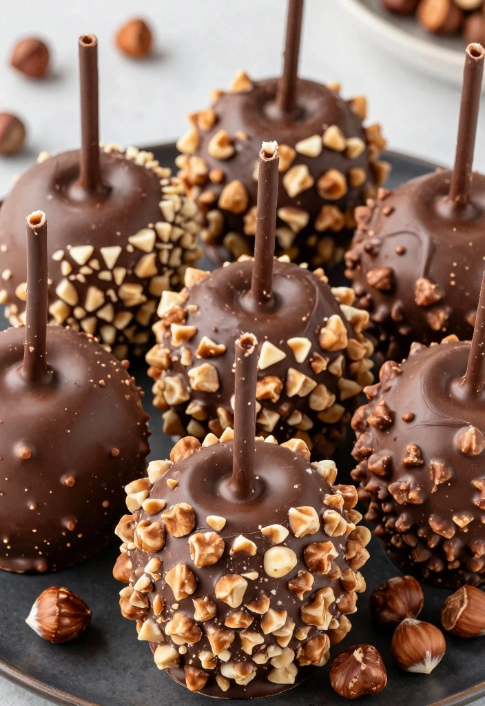 10 Unique Candy Apple Recipes for Creative Colorful Treats 4. Chocolate Hazelnut Delight