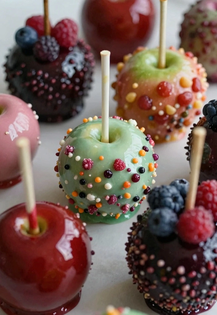 10 Unique Candy Apple Recipes for Creative Colorful Treats 5. Berry Berry Bliss