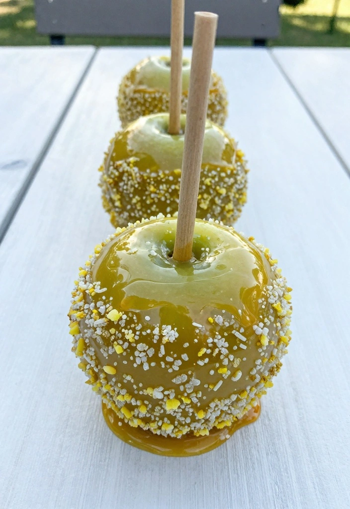10 Unique Candy Apple Recipes for Creative Colorful Treats 6. Lemon Zest Fizz