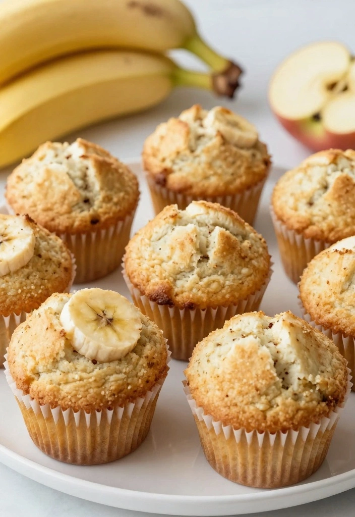 10 WW Apple Muffin Recipes for Light Sweet Point Friendly Baking 4 10 WW Apple Muffin Recipes for Light Sweet Point Friendly Baking - 4. Apple Banana Muffins