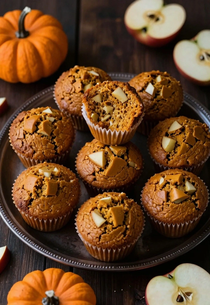 10 WW Apple Muffin Recipes for Light Sweet Point Friendly Baking 9 10 WW Apple Muffin Recipes for Light Sweet Point Friendly Baking - 9. Pumpkin Apple Muffins