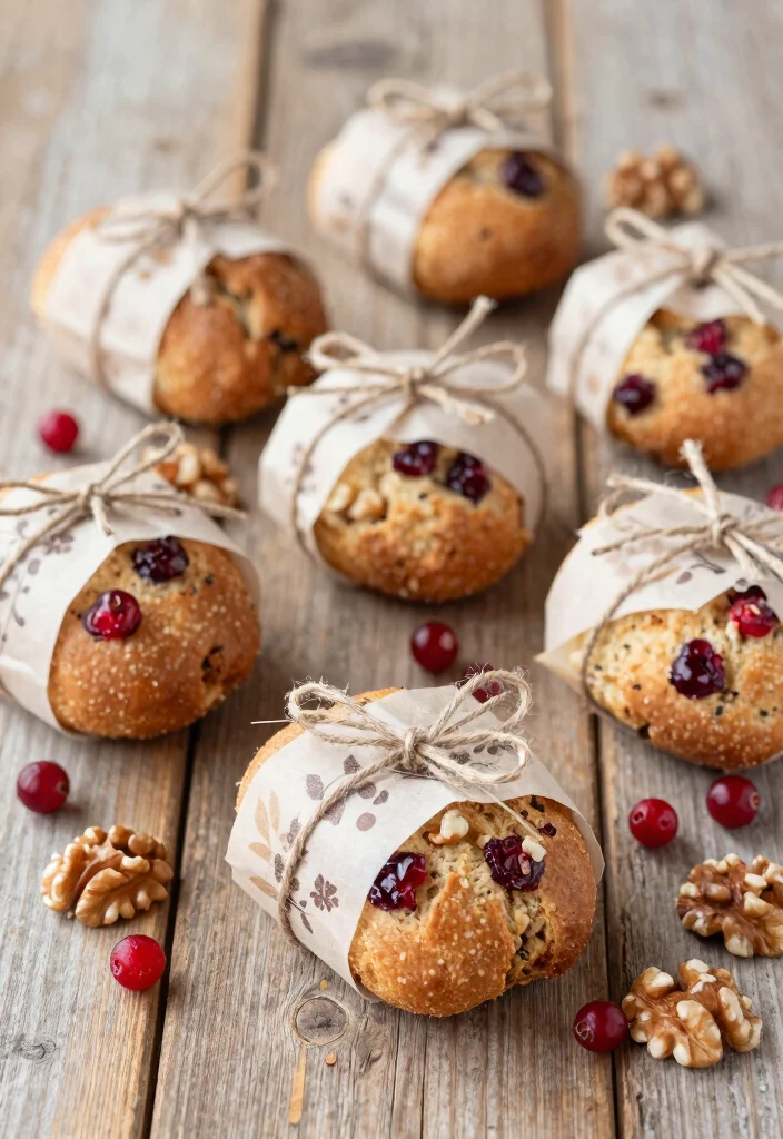 10 Walnut Cranberry Bread Recipes with Rustic Texture - 10. Mini Walnut Cranberry Breads 1