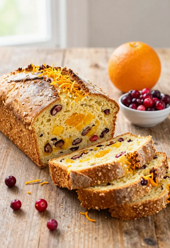 10 Walnut Cranberry Bread Recipes with Rustic Texture - 5. Orange Zest Walnut Cranberry Bread 1