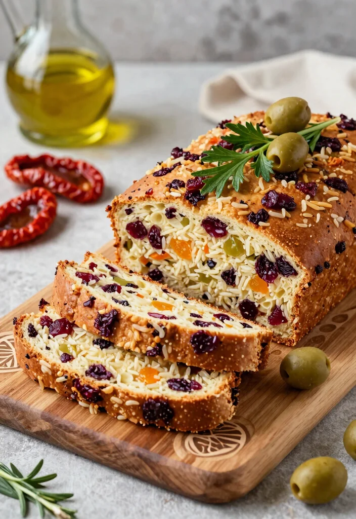 10 Wild Rice Cranberry Bread Recipes for Unique Baking - 10. Mediterranean Wild Rice Cranberry Bread 1