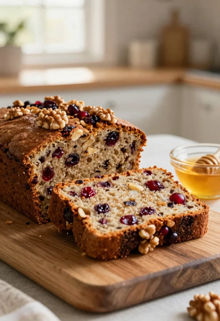 10 Wild Rice Cranberry Bread Recipes for Unique Baking - 3. Wild Rice Cranberry Bread with Walnuts 1