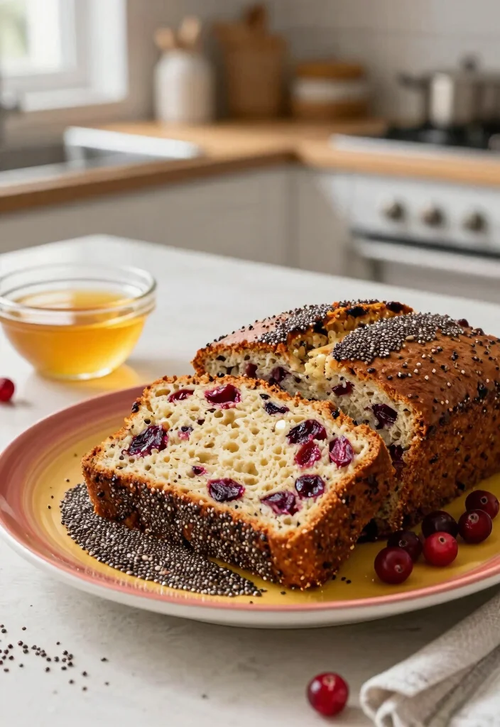 10 Wild Rice Cranberry Bread Recipes for Unique Baking - 8. Wild Rice Cranberry Bread with Chia Seeds 1