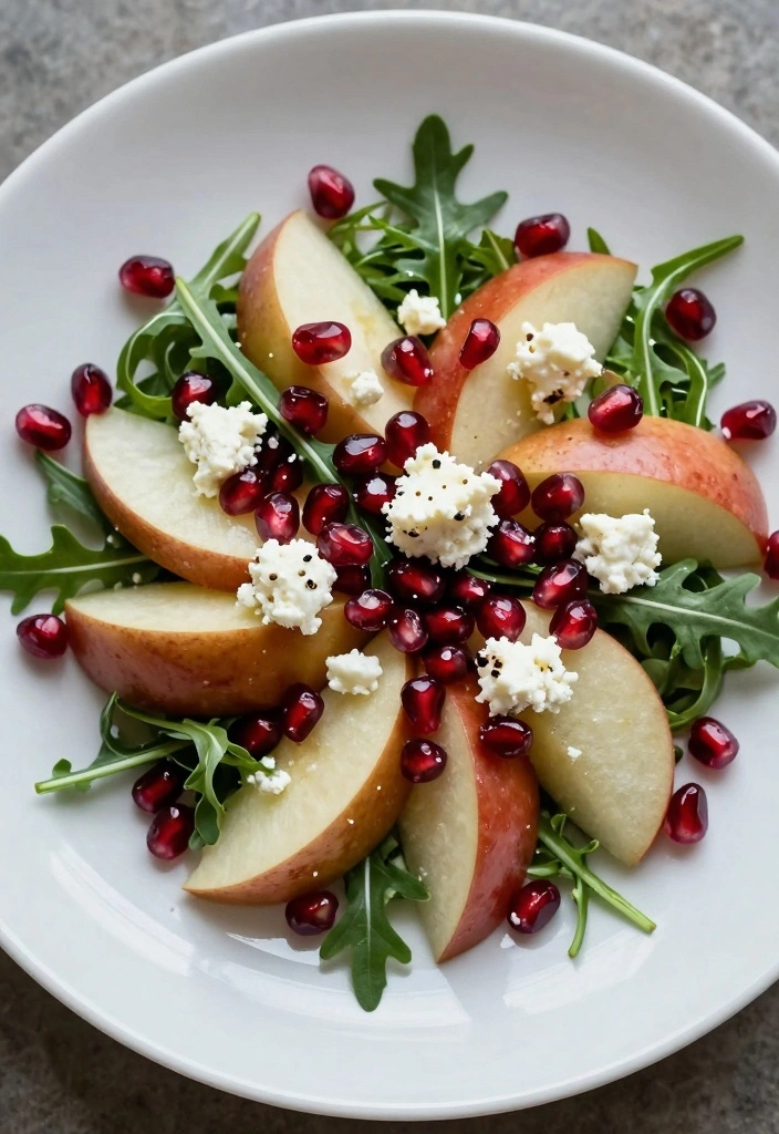 10 Winter Apple Salad Recipes for Crisp Fresh Seasonal Bowls - 3. Apple and Pomegranate Salad
