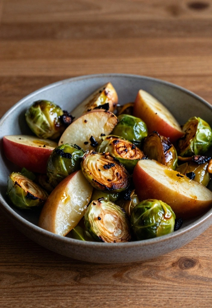 10 Winter Apple Salad Recipes for Crisp Fresh Seasonal Bowls - 9. Roasted Apple and Brussels Sprout Salad
