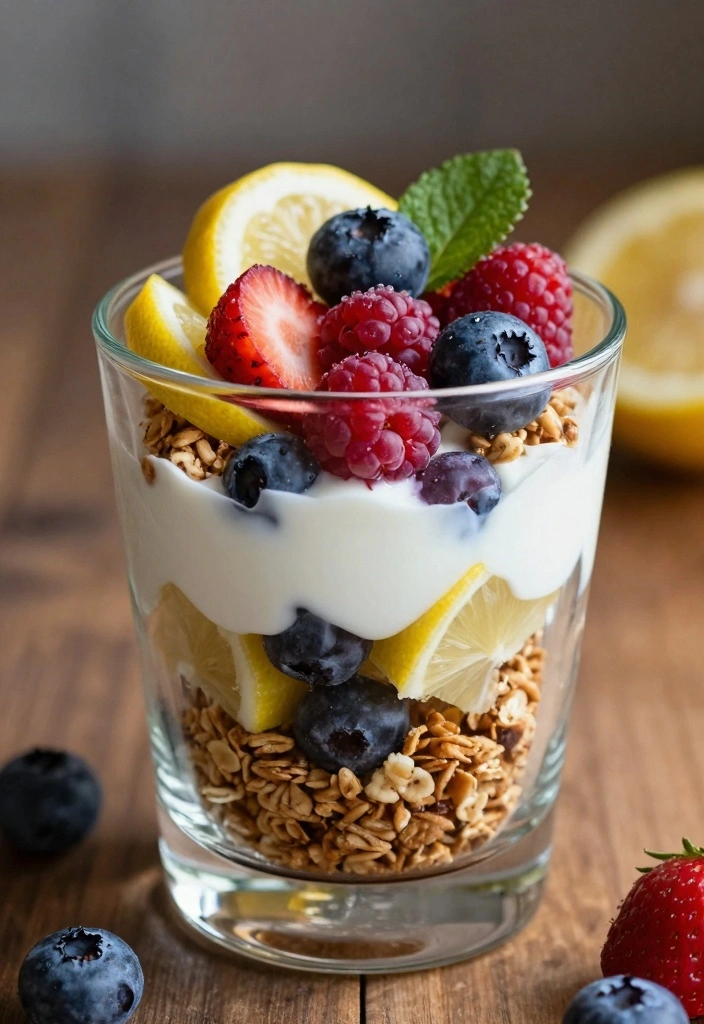 12 Best Lemon Dessert Recipes for Bright Tangy Sweetness 10 12 Best Lemon Dessert Recipes for Bright Tangy Sweetness - 10. Lemon Berry Parfait