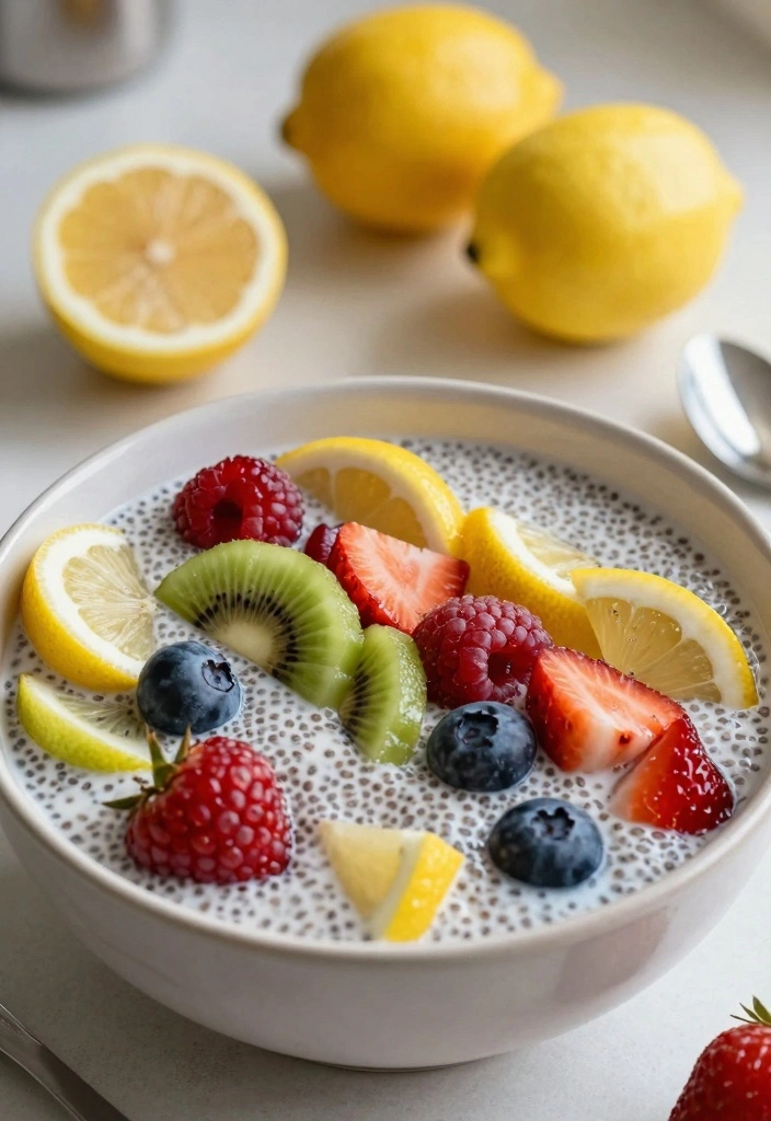 12 Best Lemon Dessert Recipes for Bright Tangy Sweetness 4 12 Best Lemon Dessert Recipes for Bright Tangy Sweetness - 4. Lemon Coconut Chia Pudding