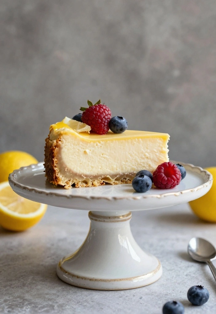 12 Best Lemon Dessert Recipes for Bright Tangy Sweetness 7 12 Best Lemon Dessert Recipes for Bright Tangy Sweetness - 7. No-Bake Vegan Lemon Cheesecake