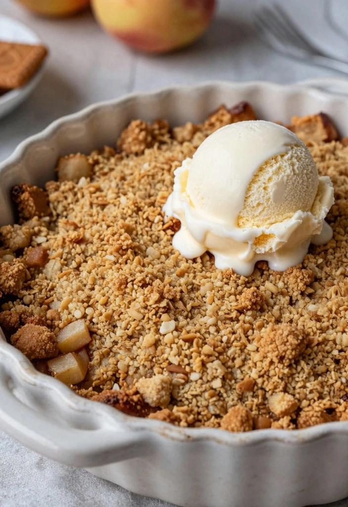 12 Biscoff Dessert Recipes for Cozy Spiced Caramel Goodness - 10. Biscoff Apple Crisp