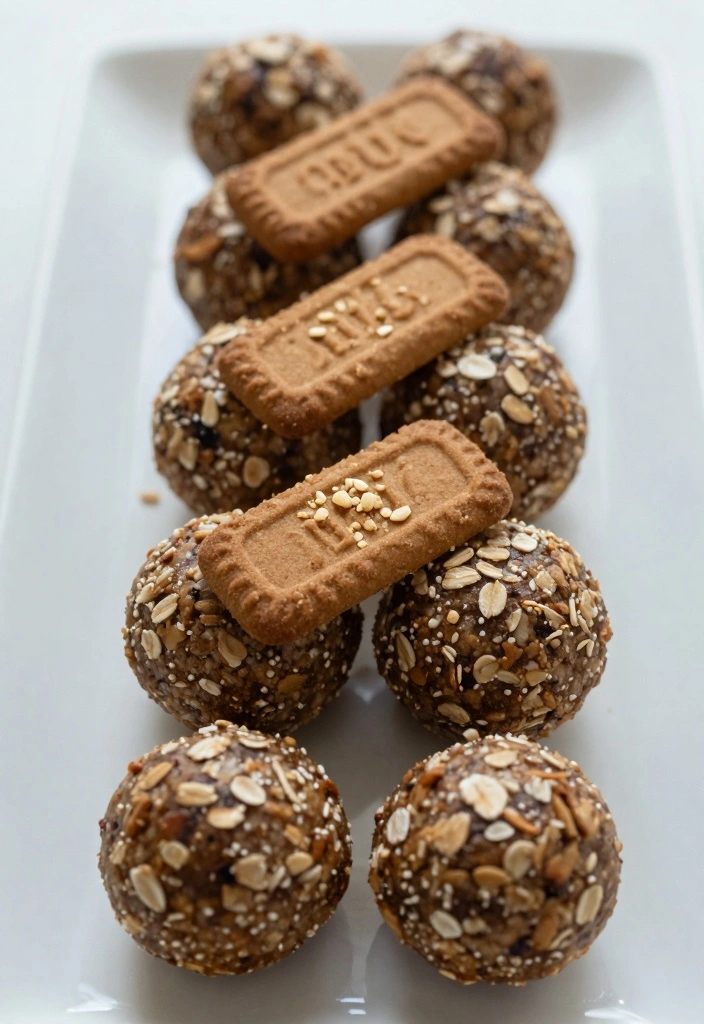 12 Biscoff Dessert Recipes for Cozy Spiced Caramel Goodness - 8. Biscoff Energy Balls
