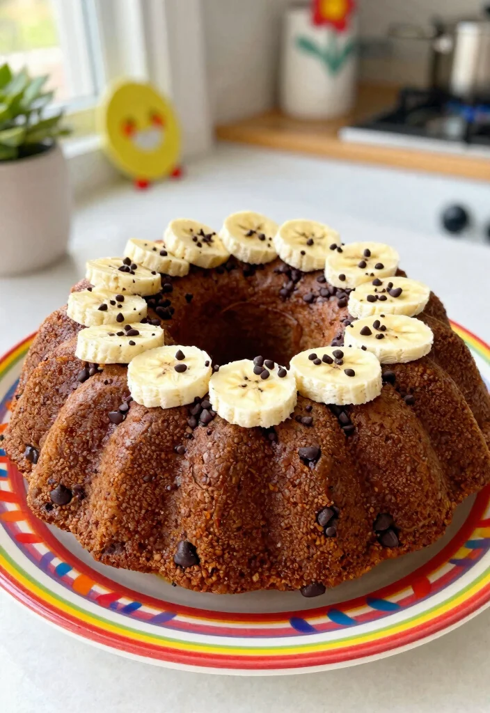 12 Chocolate Chip Bundt Cake Recipes for Sharing - 6. Chocolate Chip Banana Bundt Cake 1