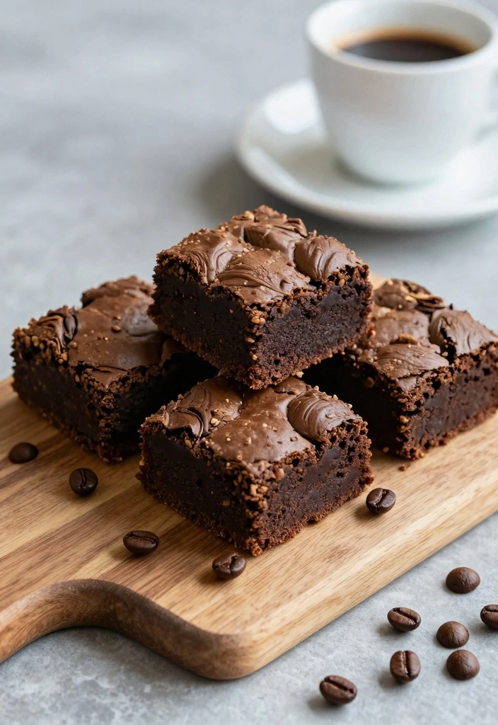 12 Coffee Dessert Recipes for Bold Aromatic After Dinner Treats - 1. Espresso Brownies