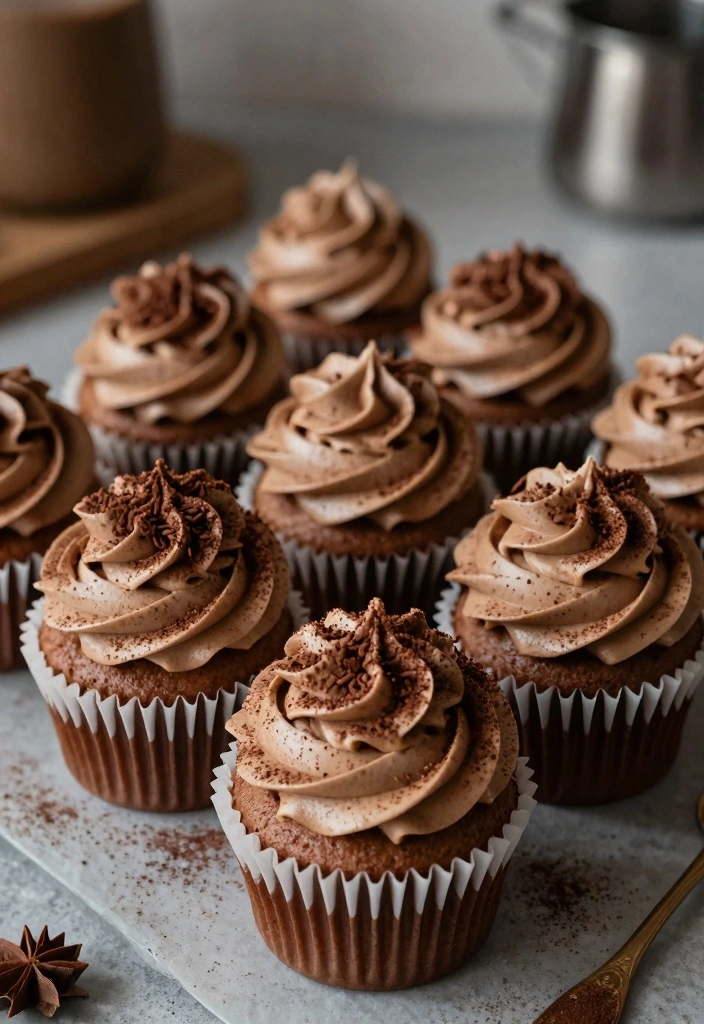 12 Coffee Dessert Recipes for Bold Aromatic After Dinner Treats - 7. Cappuccino Cupcakes