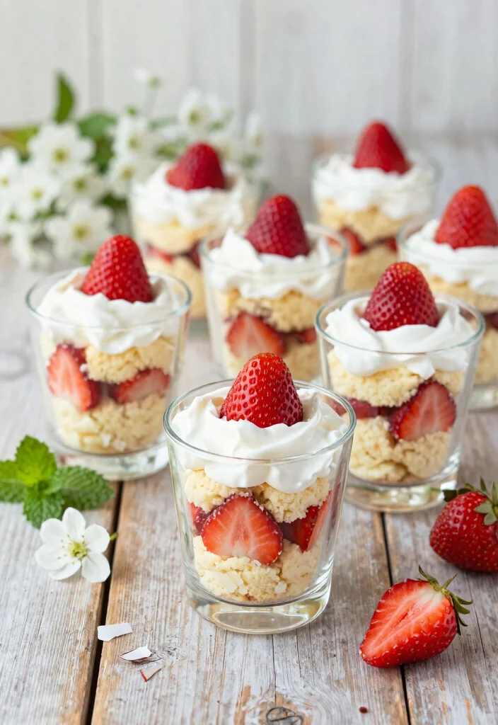 12 Delicious Vegan Easter Baking Recipes for Springtime Celebrations - 8. Strawberry Shortcake Cups 1