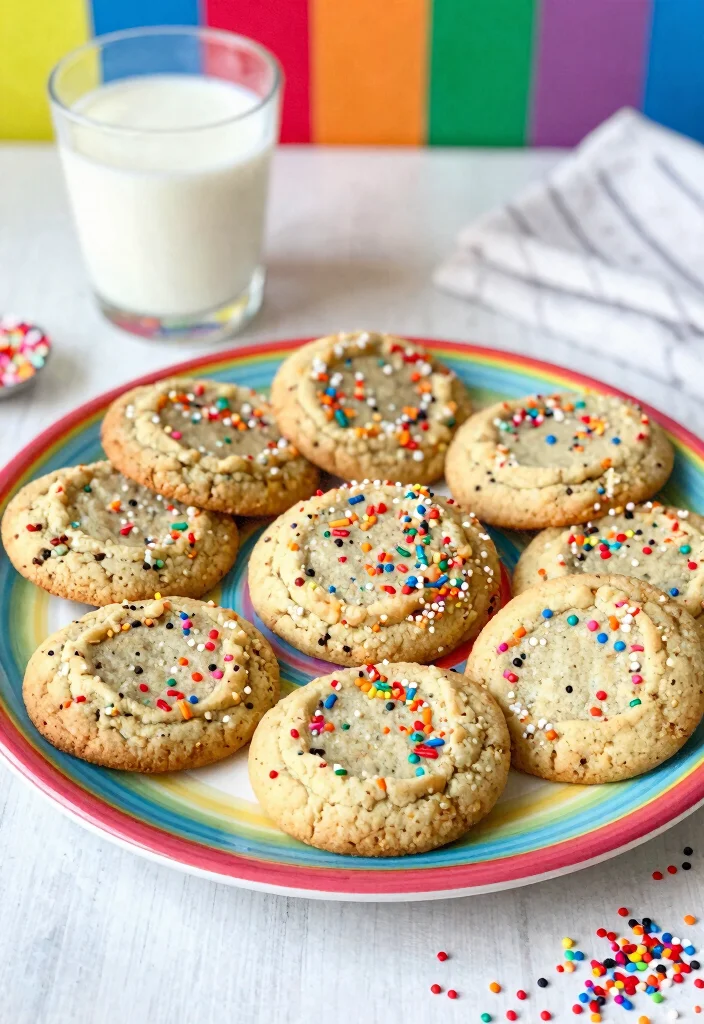 12 Delicious Vegan Easter Baking Recipes for Springtime Celebrations - 9. Funfetti Vegan Cookies 1