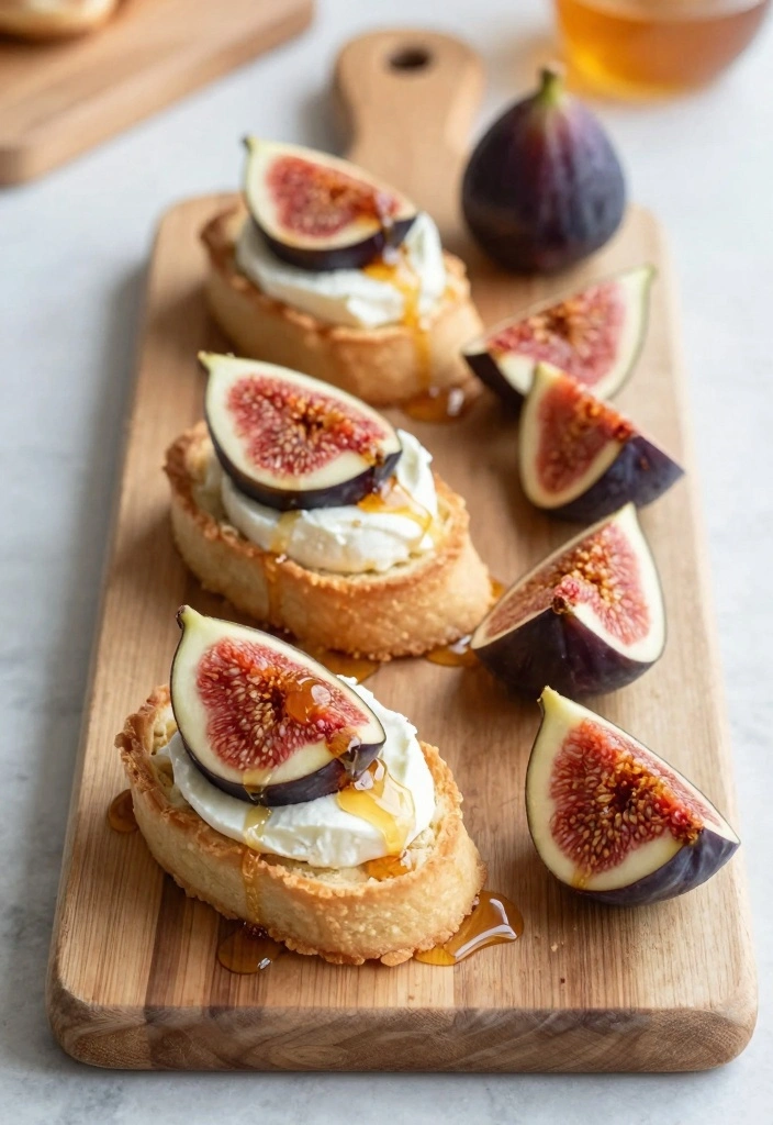 12 Easy Fruity Dessert Recipes for Light Fresh Summer Treats - 10. Fig and Ricotta Tartines