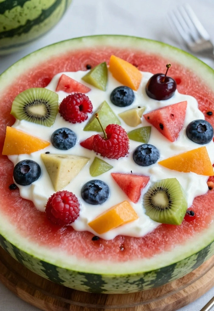 12 Easy Fruity Dessert Recipes for Light Fresh Summer Treats - 6. Watermelon Pizza