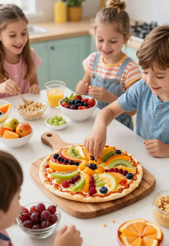 12 Fun Baking Recipes to Make with Family and Friends 34 12 Fun Baking Recipes to Make with Family and Friends - 4. Fruit Pizza 1