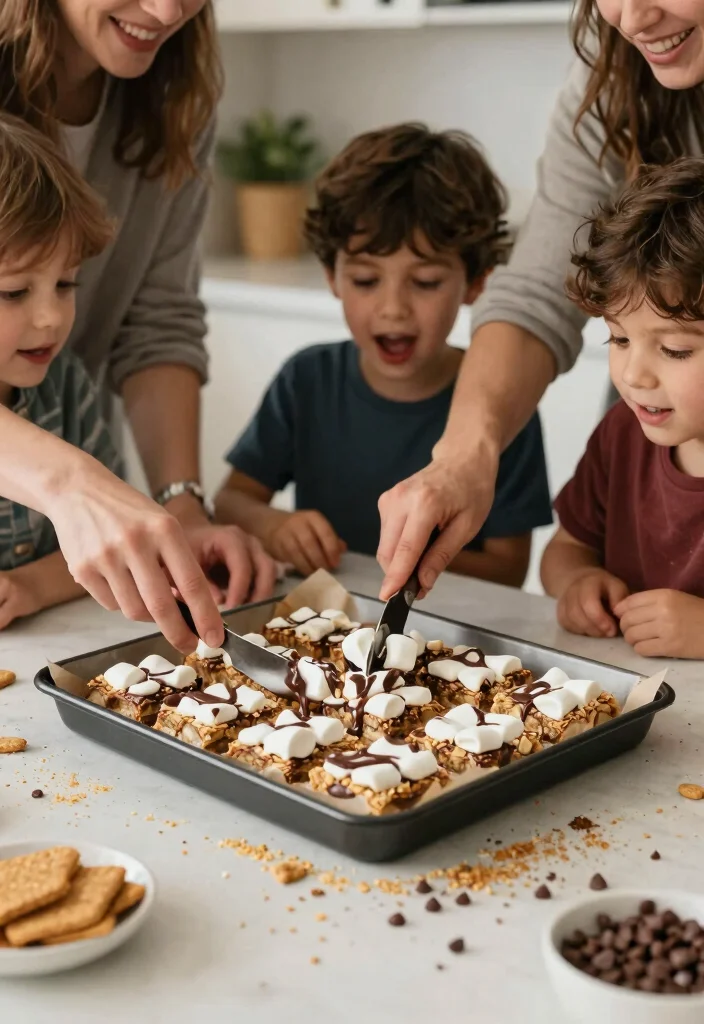 12 Fun Baking Recipes to Make with Family and Friends 67 12 Fun Baking Recipes to Make with Family and Friends - 7. S’mores Bars 1