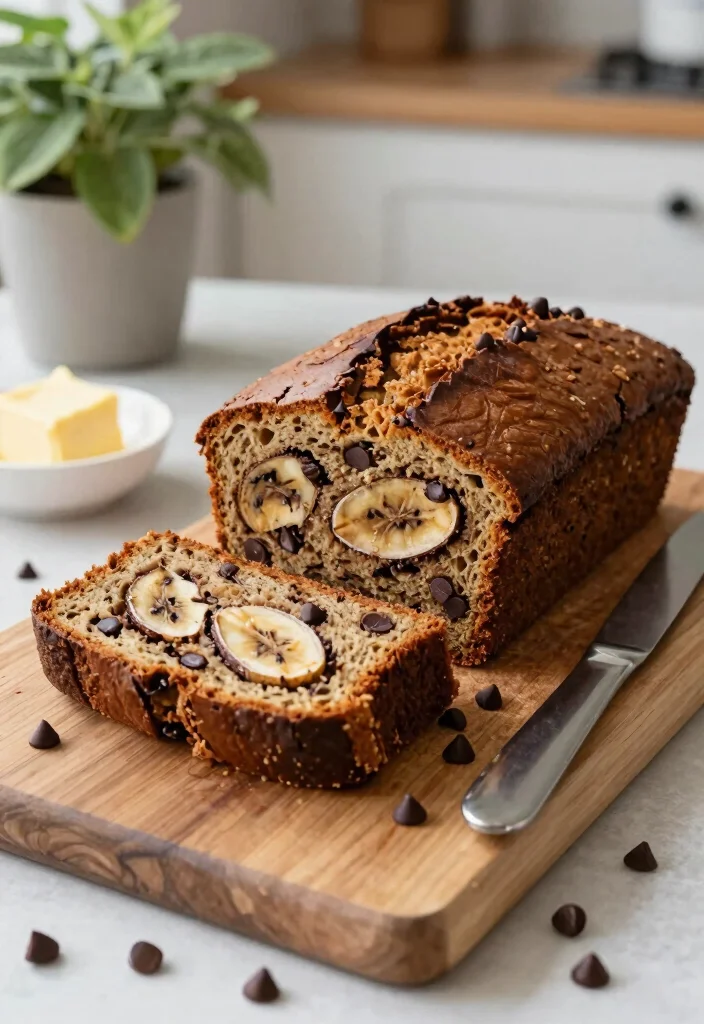 12 Simple Baking Recipes Anyone Can Make at Home - 9. Chocolate Chip Banana Bread 1