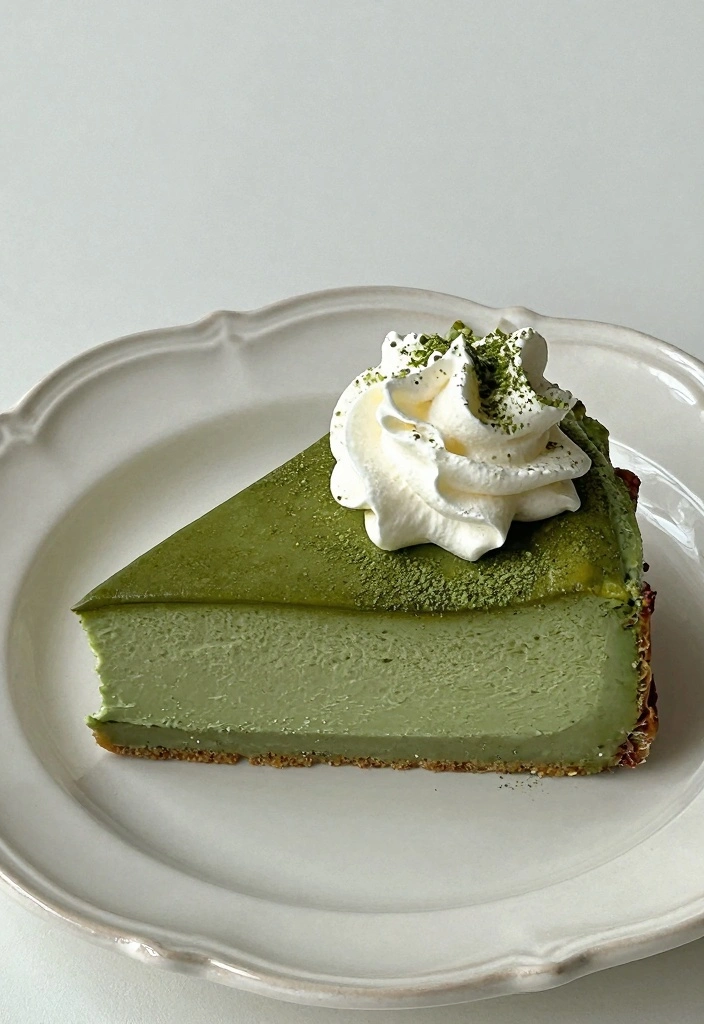 12 Springform Pan Cake Recipes for Perfect Cheesecakes and Tortes - 7. Matcha Green Tea Cheesecake
