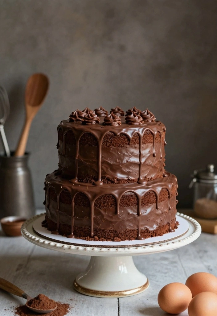 12 Vintage Dessert Recipes for Classic Charming Old Fashioned Flavor 2. Old Fashioned Chocolate Cake
