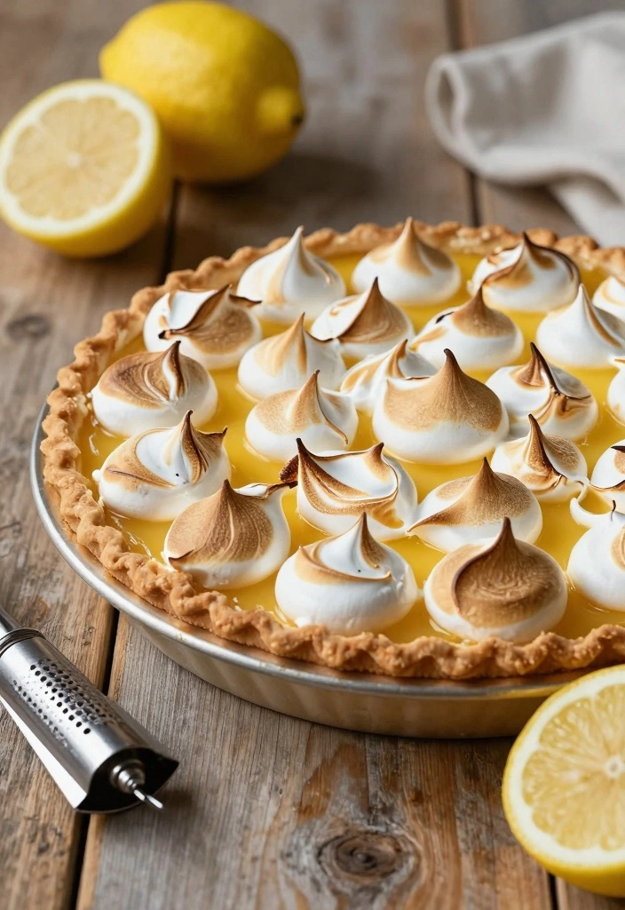 12 Vintage Dessert Recipes for Classic Charming Old Fashioned Flavor 3. Classic Lemon Meringue Pie