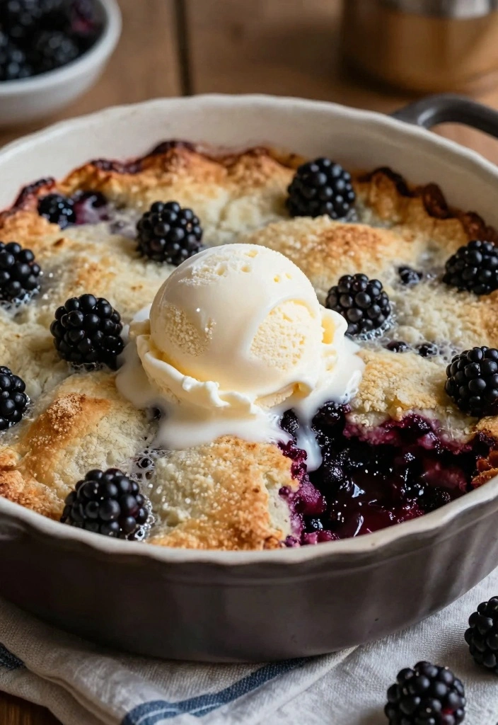 12 Vintage Dessert Recipes for Classic Charming Old Fashioned Flavor 5. Nostalgic Blackberry Cobbler