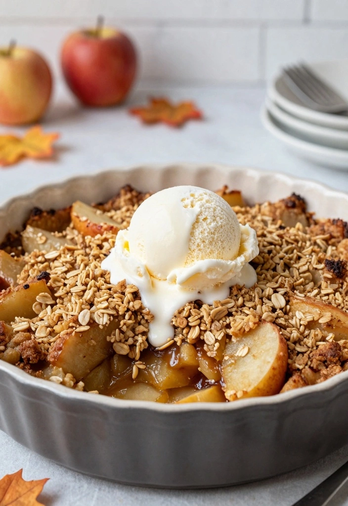 12 Vintage Dessert Recipes for Classic Charming Old Fashioned Flavor 6. Traditional Apple Crisp