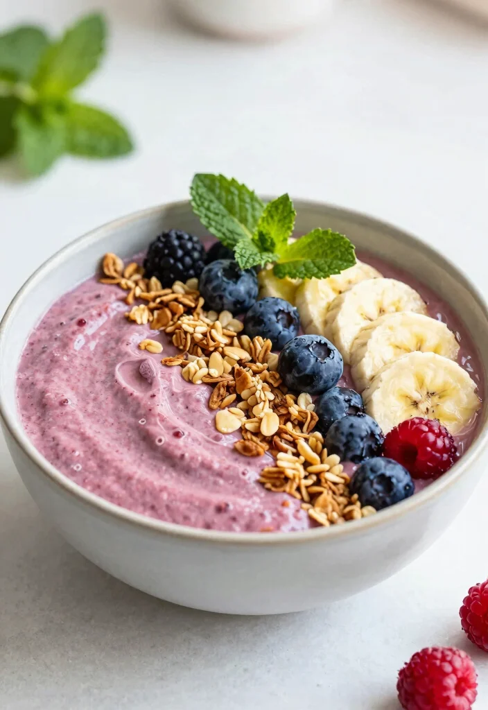 12 Zucchini Baking Recipes for Moist and Wholesome Treats - 11. Zucchini Berry Smoothie Bowl 1