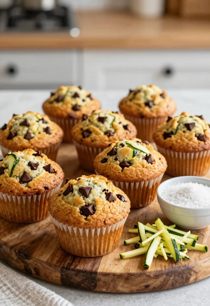 12 Zucchini Baking Recipes for Moist and Wholesome Treats - 2. Chocolate Chip Zucchini Muffins 1